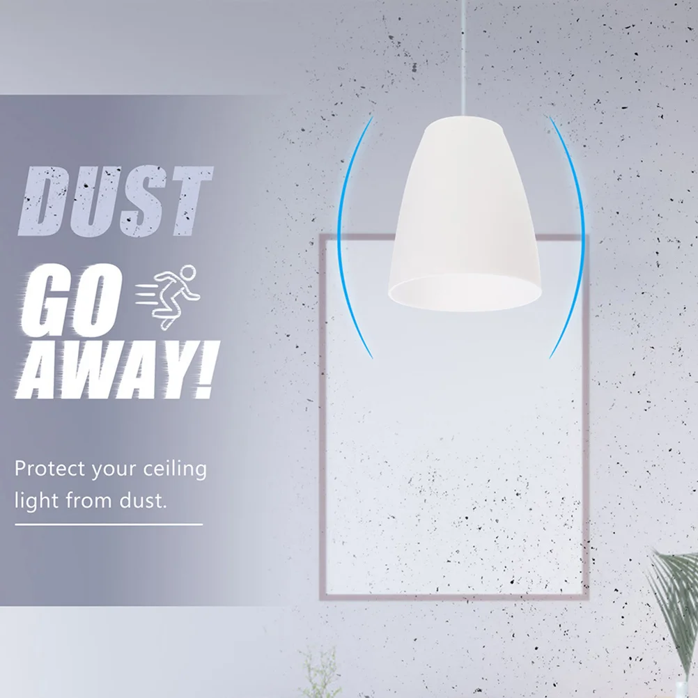 

6pcs Plastic Lampshade Simple Lamp Cover For Table Floor Desk Bedside Light Shade Replacement Covers Home Use Lighting Accessory