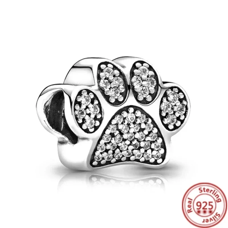 Originale 925 Sterling Silver cuore circolare animale tartaruga ape tacchi Charms perline per Pandora braccialetto fai da te regalo gioielli donna