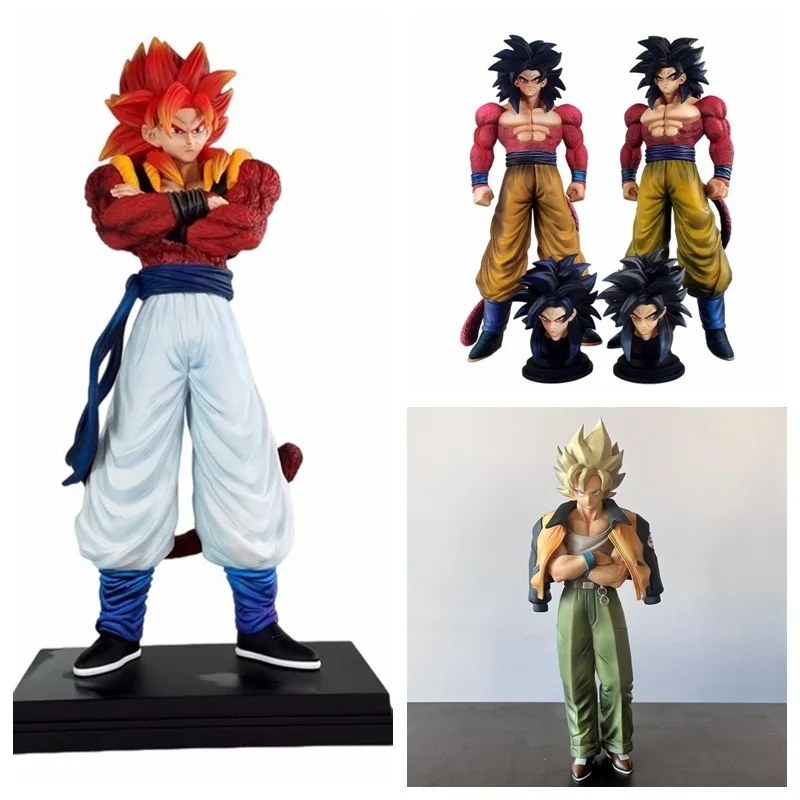 New Dragon Ball Z Ssj4 Goku Figure Replace Head Super Saiyan 4 Goku Action Figures Collection Mode Toys Birthday Surprise Gifts