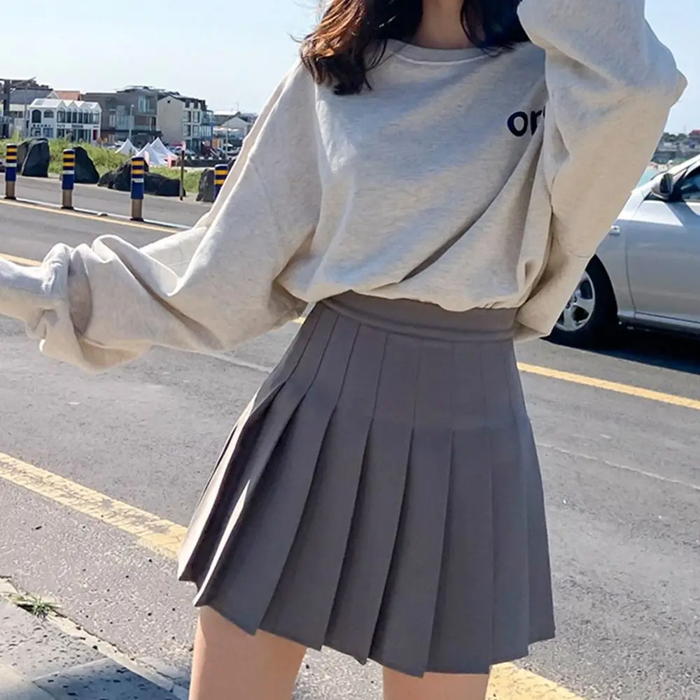 Zoete Geplooide Rok Nieuwe Slanke Lente Zomer Korte Rok Meisjes Streetwear Jk Uniform Rok Dames