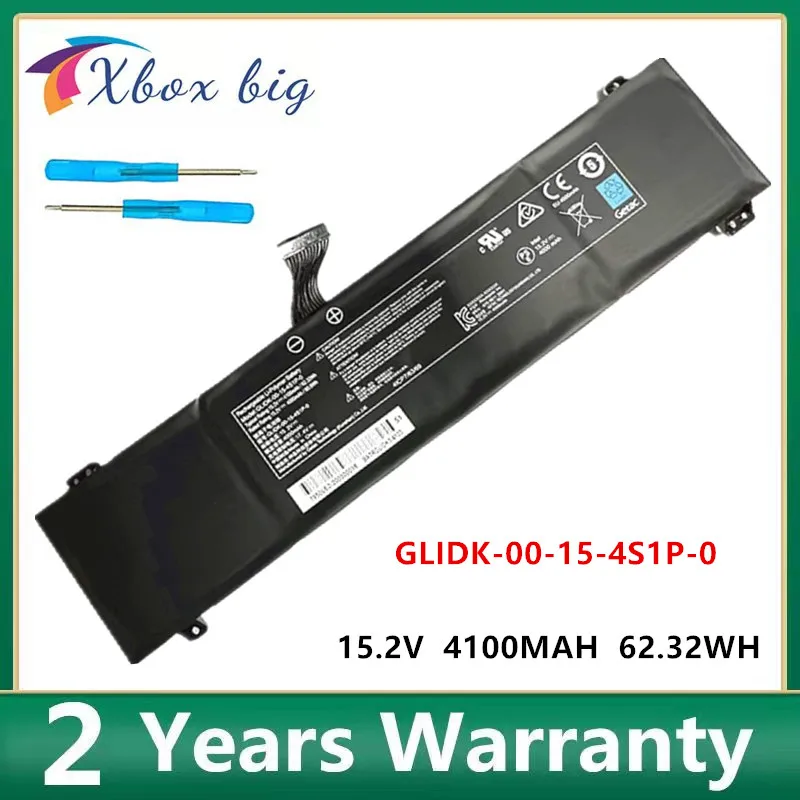 Nova Gkidt00133s2p-0 Glidk-00-154s1p Bateria do Portátil para Xenia Xpg 15xmg Fusão 15 Xfu15l19 Qc7 Lapqc71a 71b Gdl7000