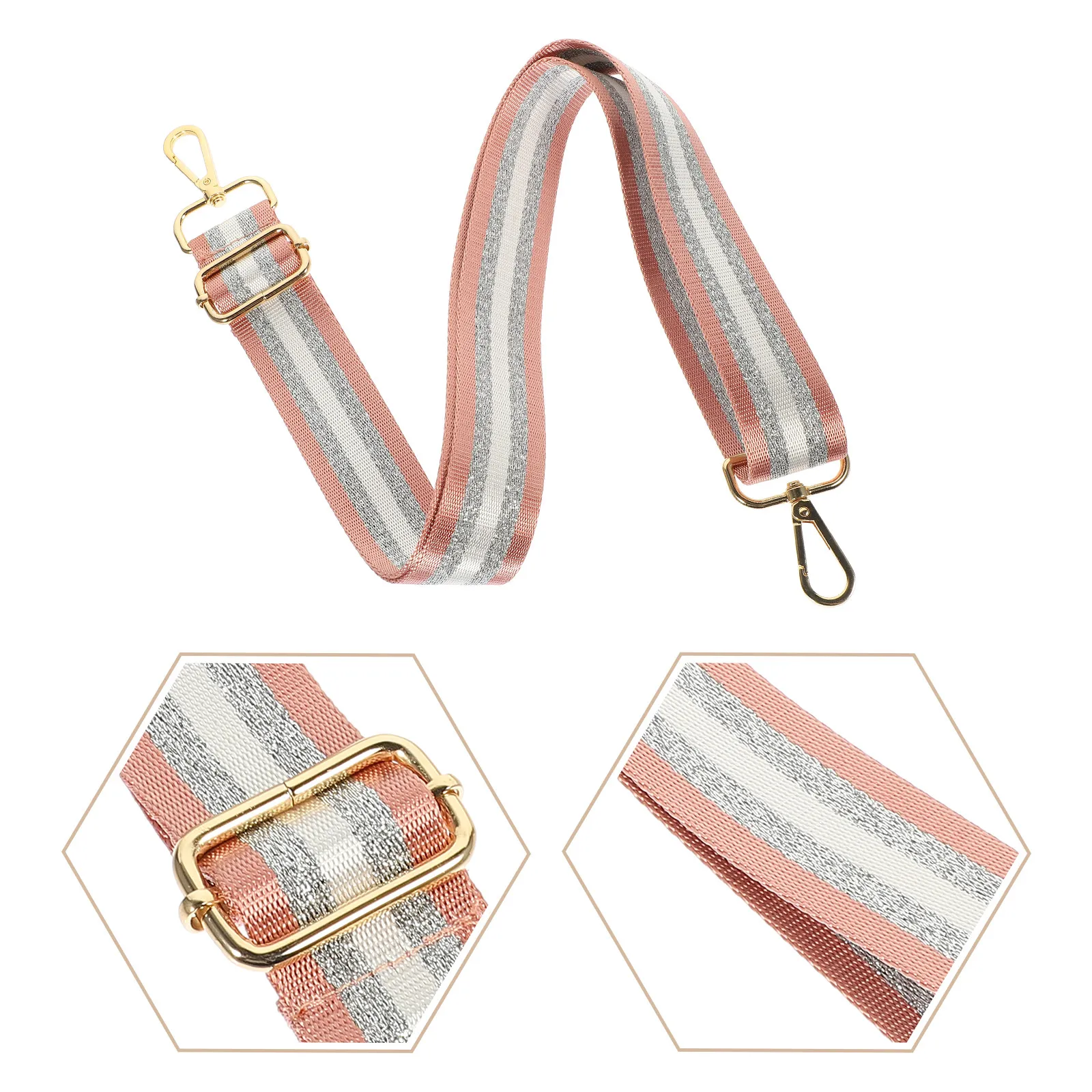 Strong Wide Bag Strap Replacement for Women Handbag Crossbody Messenger Bag Adjustable DIY Decorative Shoulder Strap Accessories