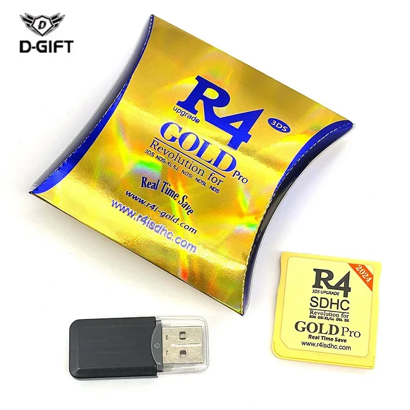 NEW 2024 R4 Card Adapter 64G/32G TF Card 2024 New Version R4I SDHC Silver Card Gold Card White Card 3DS/NDS Game Card