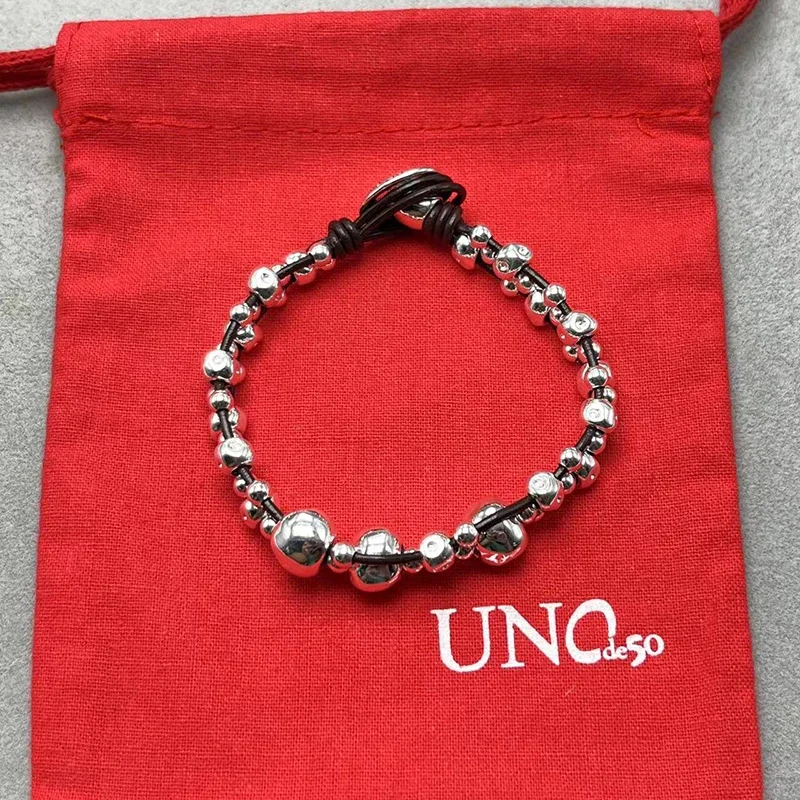 UNOde50-pulsera creativa de lujo de alta calidad, Popular en Europa y América, regalo romántico para mujer, bolso, novedad de 2023