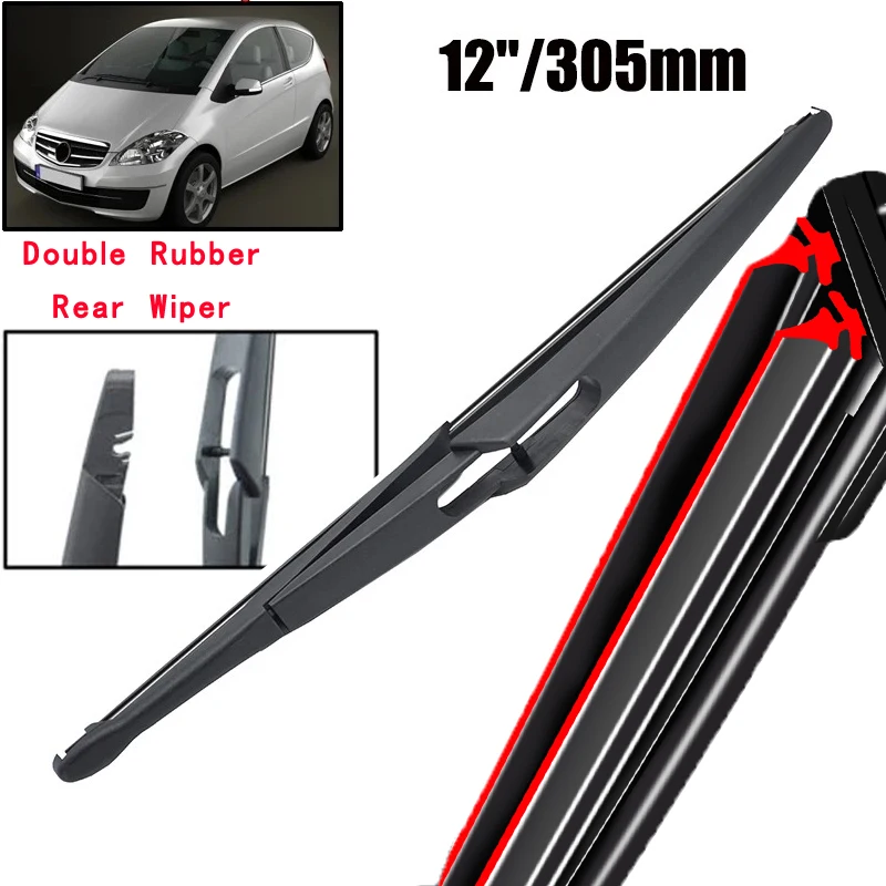 

Car Wiper 12" Rear Wiper Blade For Mercedes-Benz A Class W169 2004 - 2012 Windshield Windscreen Tailgate Window Rain Brush