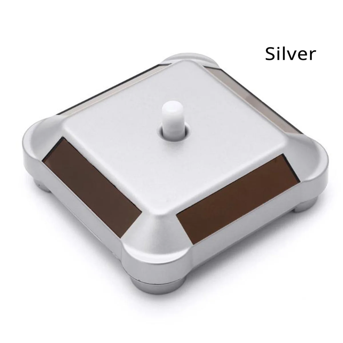 A002 Rotating Display Stand 360 Degree Solar Power Rotating Turntable Display Stand Black