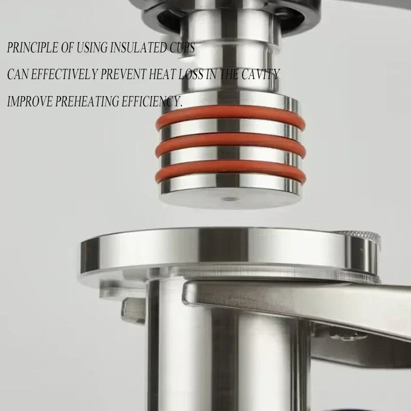 

Hot Sale Portable Pressure Lever Coffee Maker Hand Pressed Coffee Machine 304 Stainless Steel Manual Espresso Machine