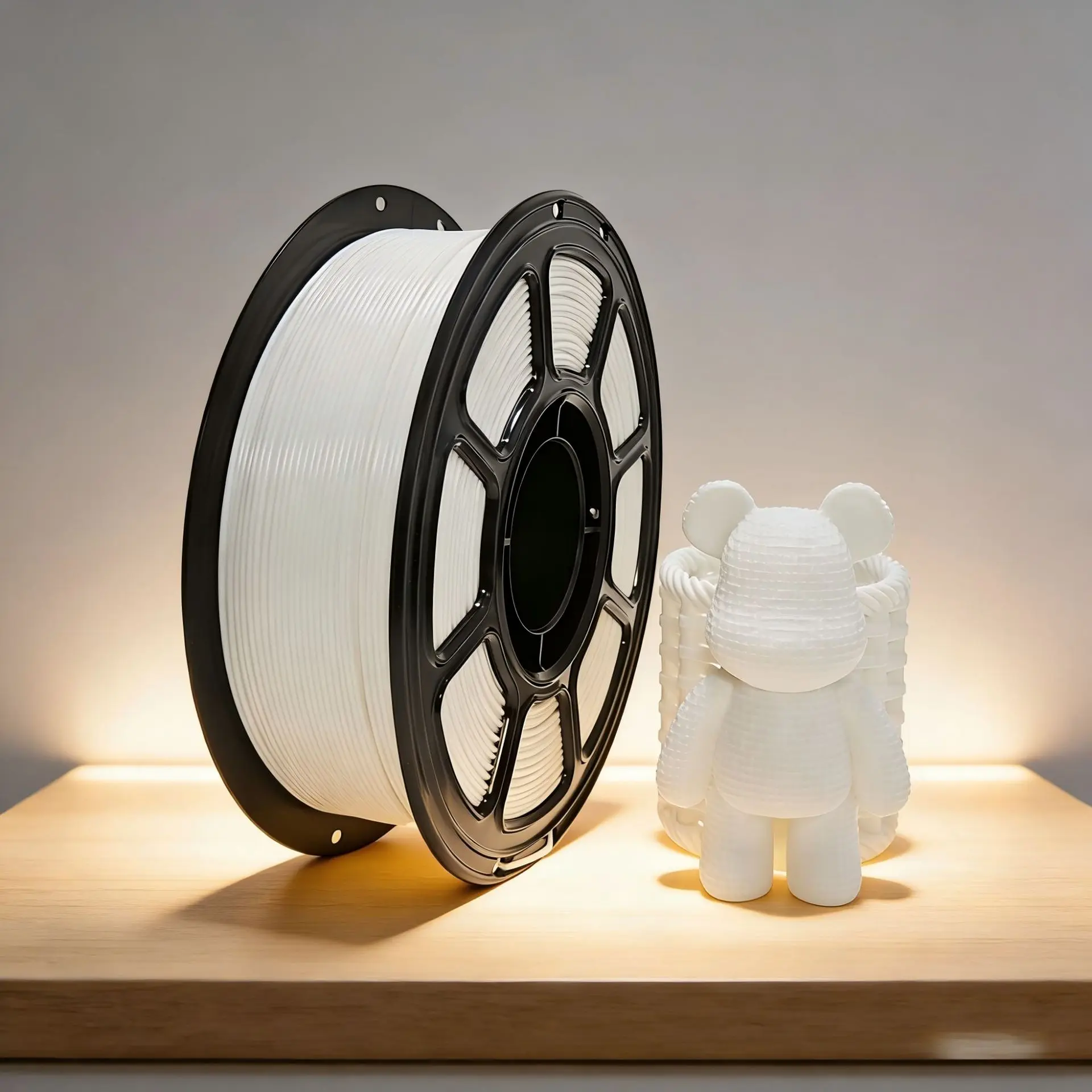 1kg 1.75mm PLA 3D Printer Filament High Speed High Toughness No Clogging No Stringing for Bambu Creality AMS