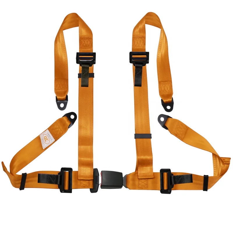 Cintos de segurança para carros de corrida de 4 pontos com cinta de 2 polegadas Sistema de cinto de segurança aprimorado para veículos