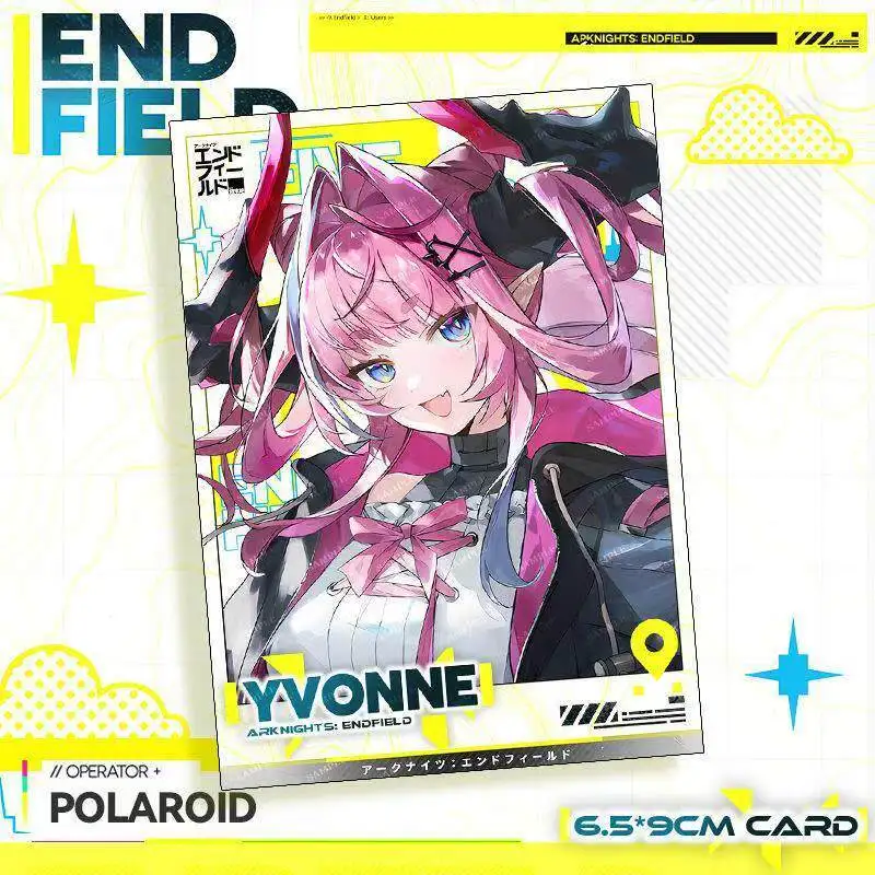 5pcs Game Arknights Endfield Chen QianyuTang Tang Yvonne Perlica Small Card Photo Cards DIY Postcard Bookmark Accessories Gift image 6