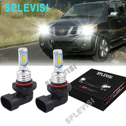 2Pcs 9006 HB4 Low Beam LED Headlights HID White For Nissan Titan 2004-2015 Armada 2005-2015 Acura MDX 2001 -2003