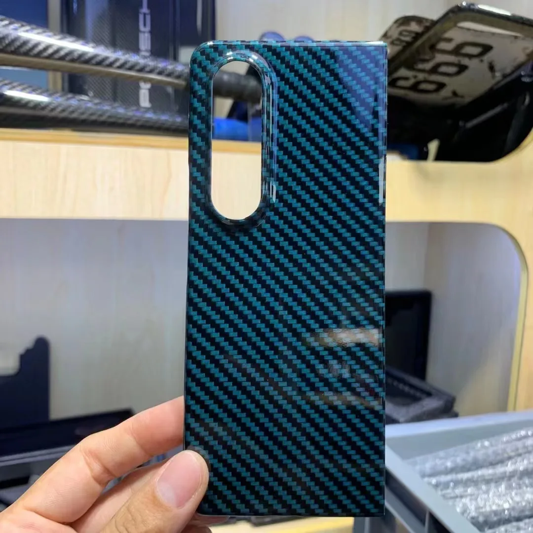 New Real Aramid Fiber Carbon Fiber For Samsung Galaxy Z Fold 4 Fold4 Ultra-thin Durable Phone For Z Fold 4 Case Cover