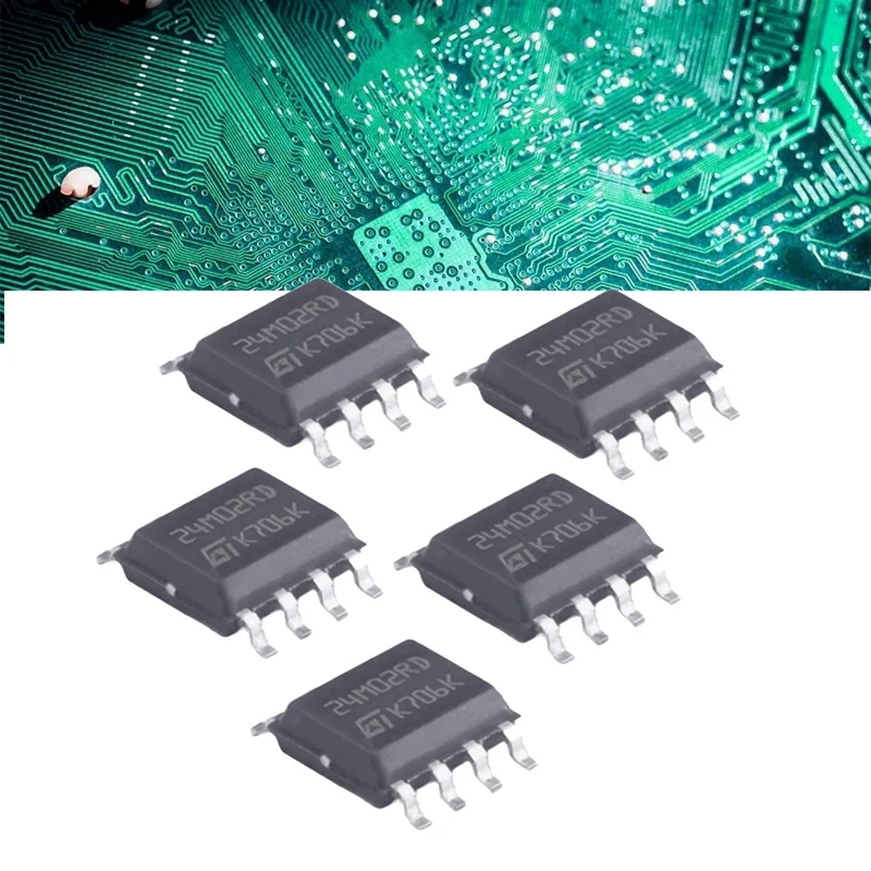 5PCS M24M02-DRMN6TP 24M02RD SOP-8 2M Expansion Chip Programmable Memory For Quansheng K5 K6 Modification