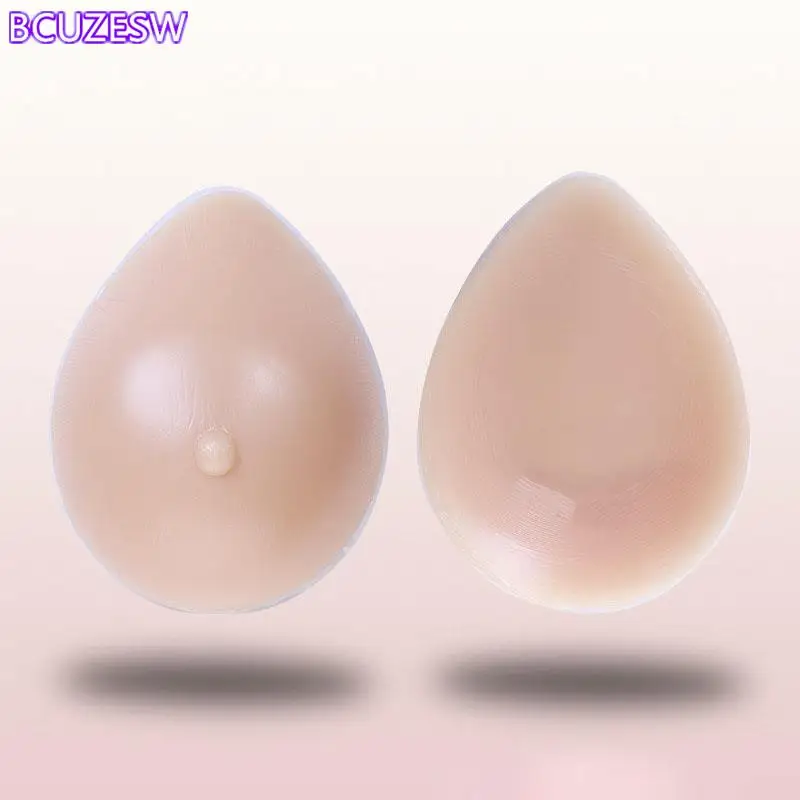 

1Pair Silicone Breast Form For Mastectomy Women Fake Breast Body Balance Artificial Boob Big Chest Water Drop Type100-600g