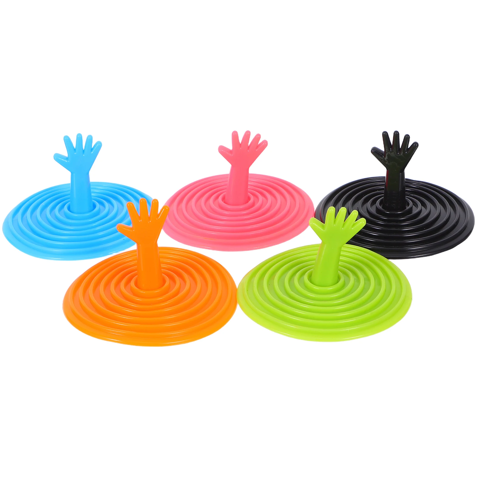 

5pcs Kitchen Sink Stopper Silicone Drain Plug for Bathtub Shower Bath Sink Hole Leak Proof Lightweight Portable Stoppers