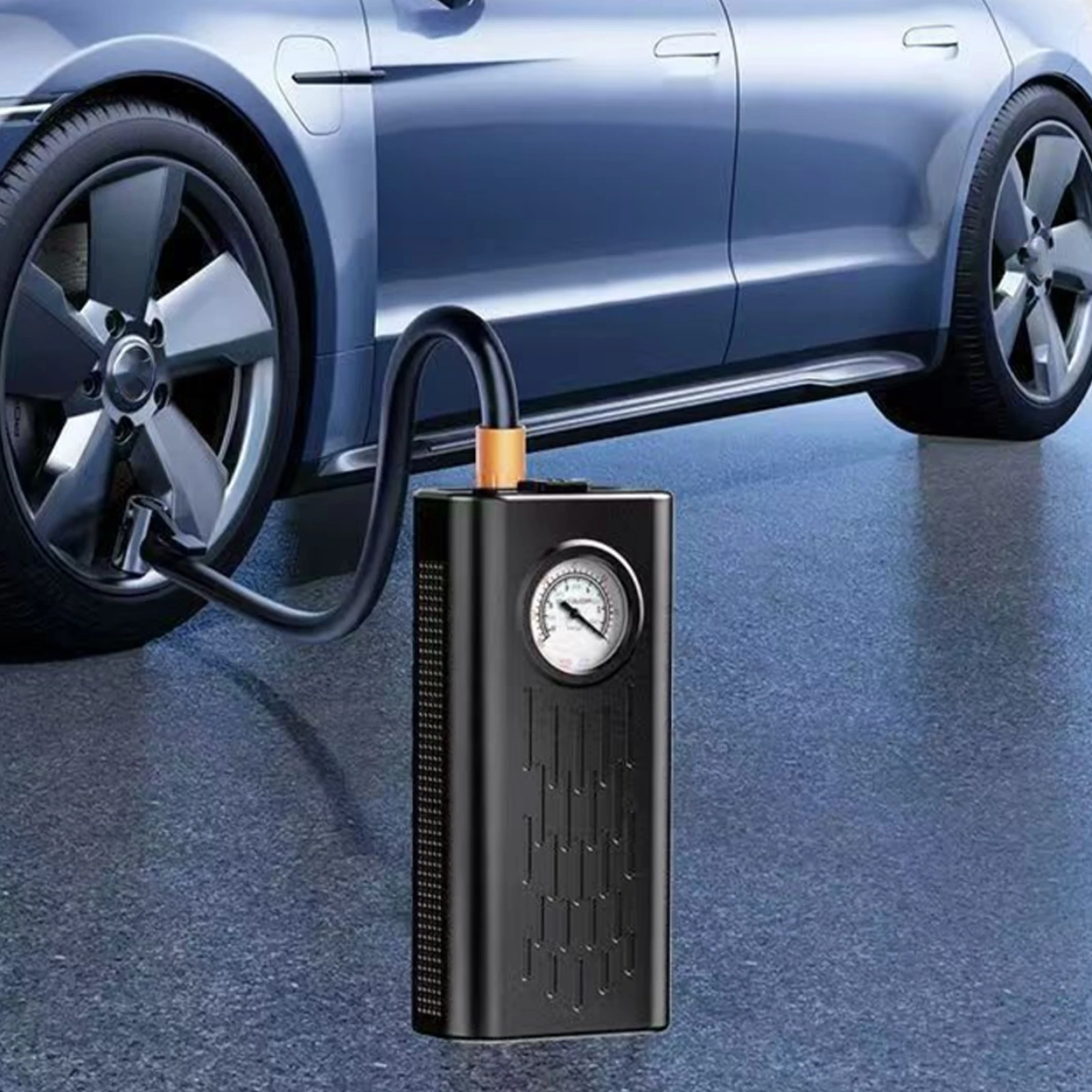 Pompe à vélo avec manomètre à - Cordless Inflator For Car Bike Ball avis et prix