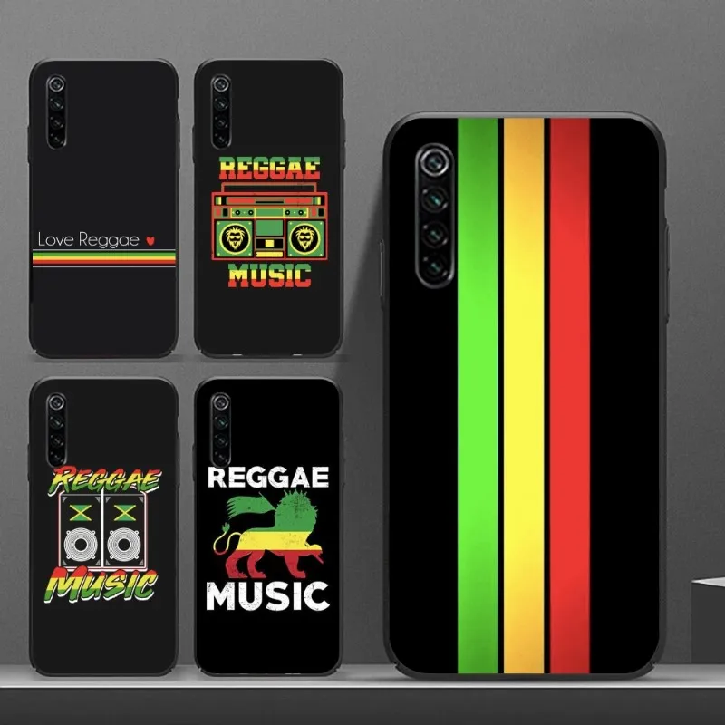 Reggae Music Mobile Phone Case for Realme GT 2 9i 8i 7i Pro X50 X2 C35 C21 C20 C11 C3 Black Soft Phone Cover Funda