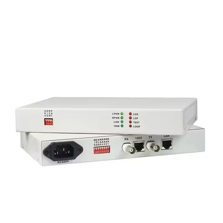 Conversor E1 FE emoldurado Conversor de protocolo Ethernet E1 para 10/100M