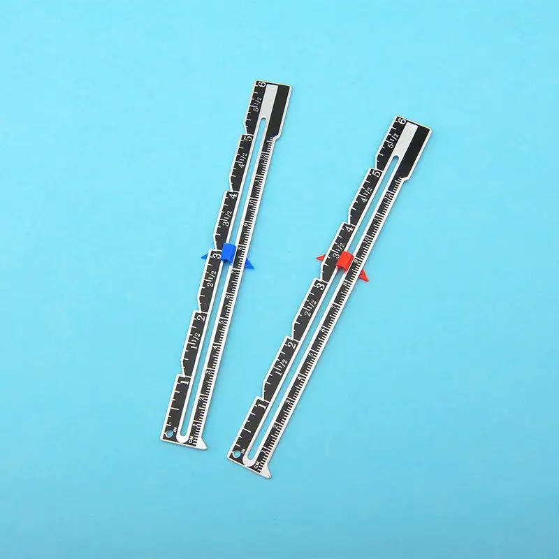1pc Metal Sliding Guage, Sewing Measuring Tool, Sewing Guage For Quilting And Sewing, Sewing Accessories, Sewing Notions
