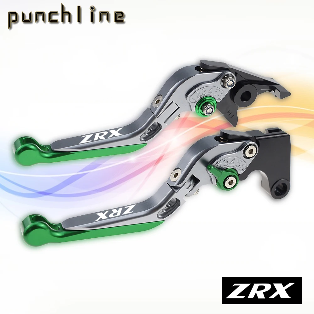 Fit For ZRX 1100 ZRX1200 1999-2007 Motorcycle CNC Accessories Folding Extendable Brake Clutch Levers Adjustable Handle Set