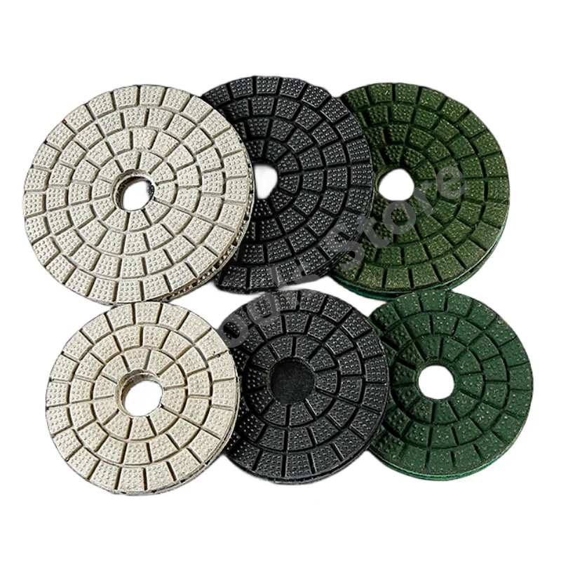 1PC 3/4/5/6Inch 10000# Grit Diamond Wet Polishing Pad Mirror Effect For Granite Stone Grinding Disc Abrasive Wheel Buff Tool