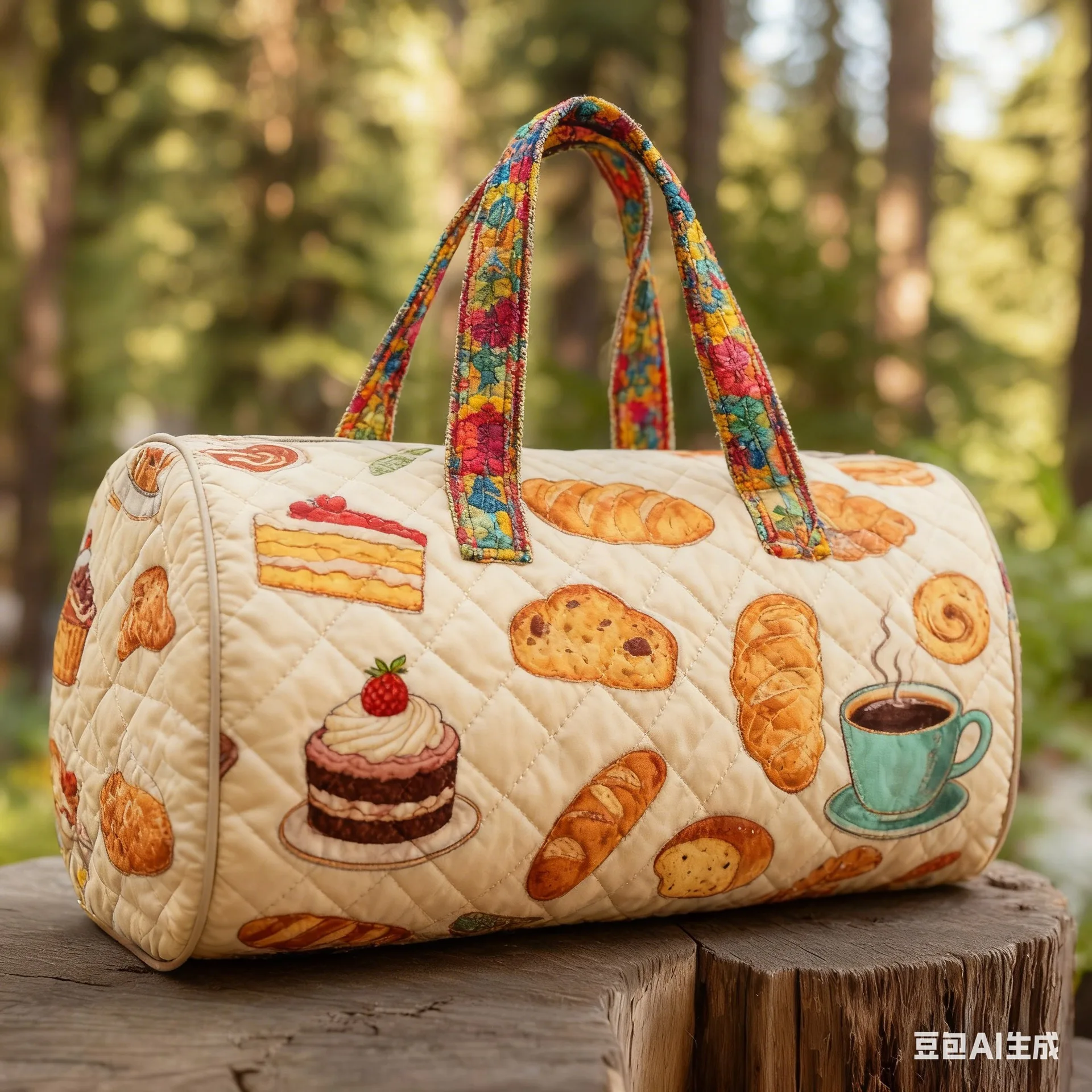 3D Printed Quilted Bags daily Personalized Gifts Custom Bags fashion Handbag Tote Bag Training Travel Bag Beach Hiking Camping