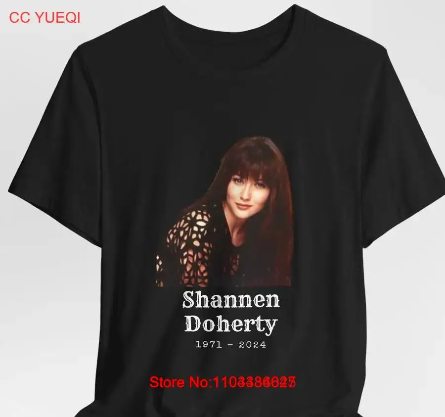 

Футболка Shannen Doherty Rip Shannen Doherty Футболка 1971-2024 Футболка S-5Xl