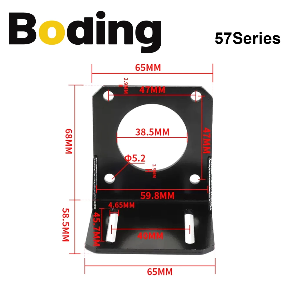 Nema 17-Nema23 nema 34ステッピングモーター,42 57 86用,アルミニウム,固定シート取り付けブラケット,取り付けブラケット