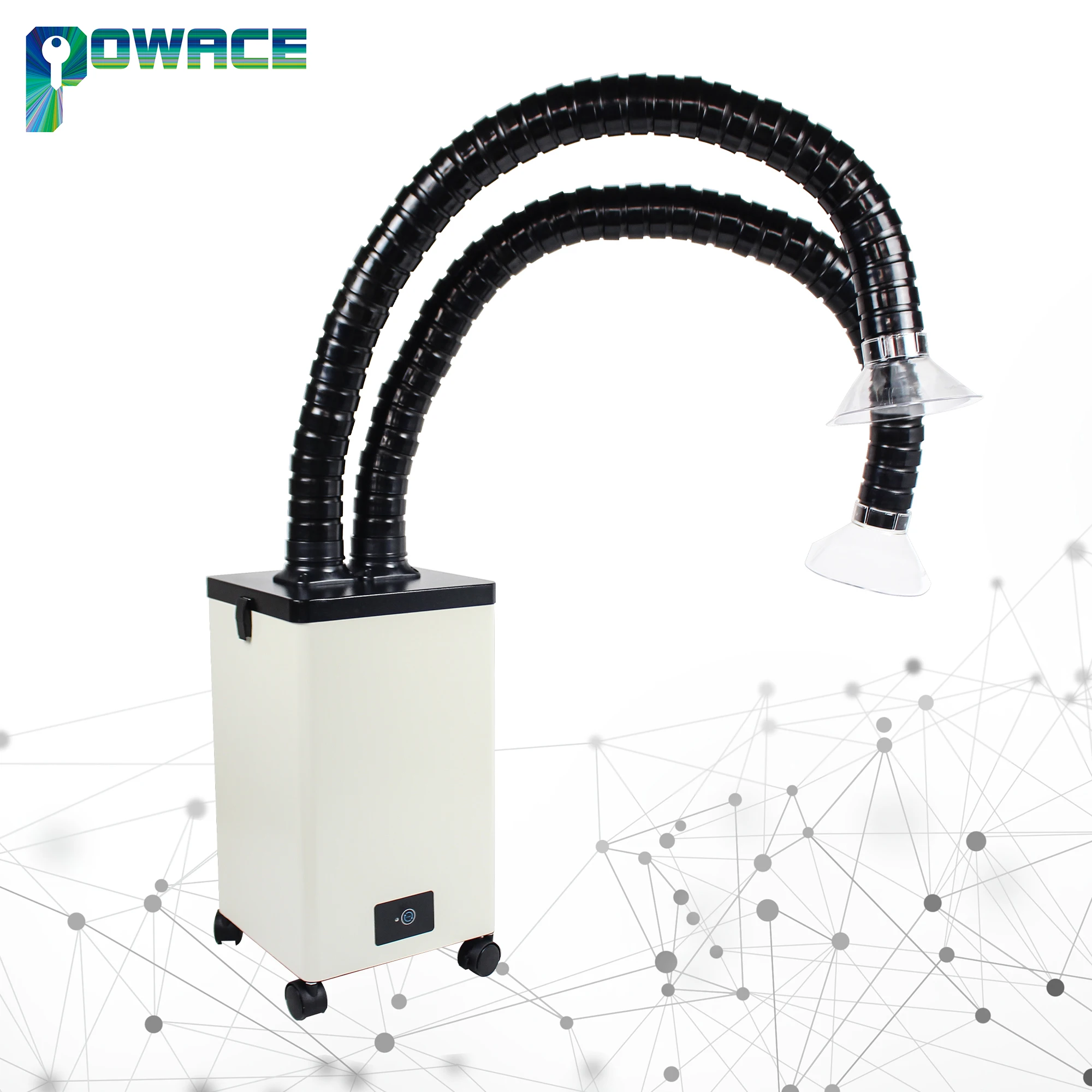 

80W 130W Fume Extractor Soldering Smoke Extractor with 3-Stage Filters Strong Suction Purifier for Engraving DIY Welding