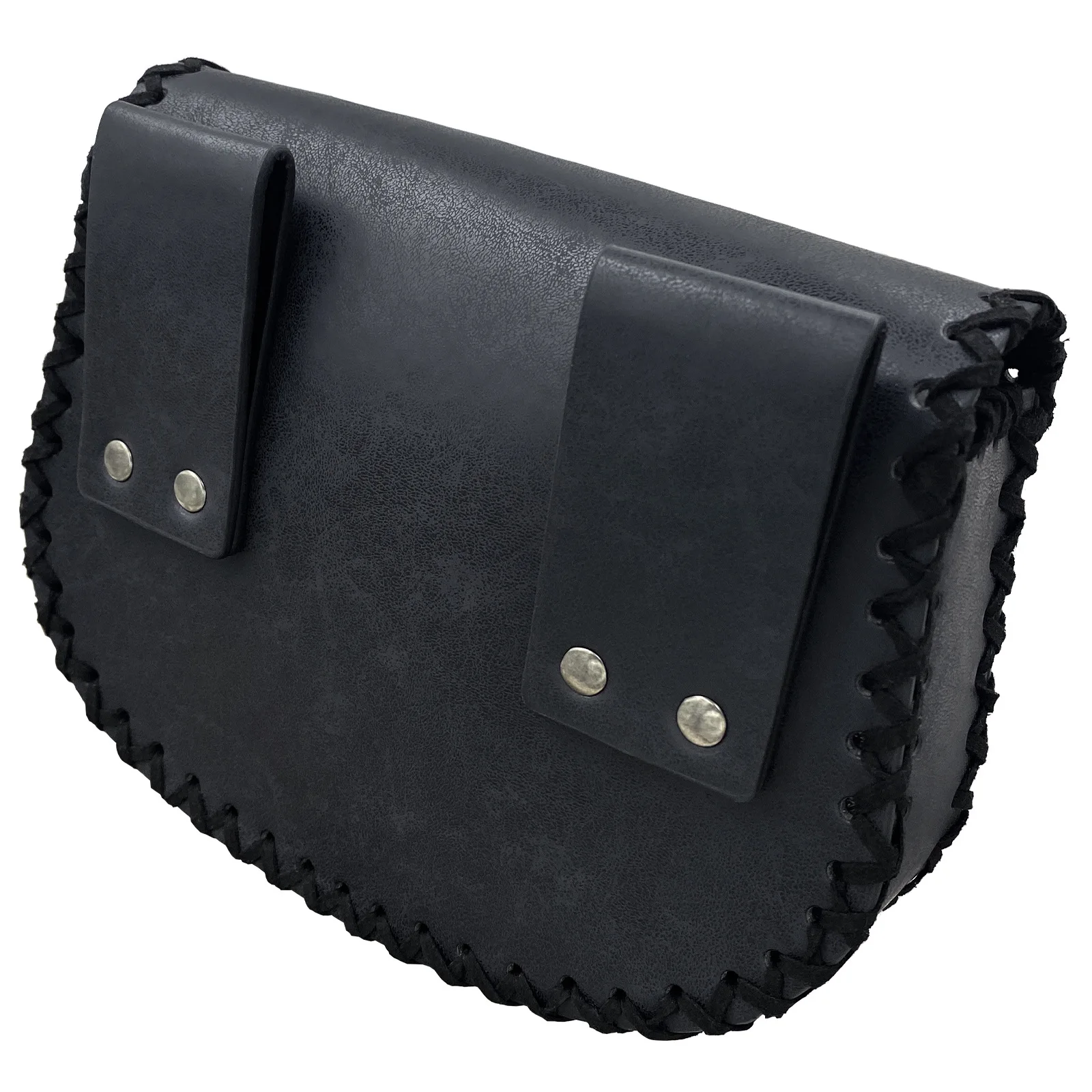 Cintura retrô estilo punk medieval, couro pu, bolsa de moedas, bolsa de dados para homens e mulheres, botão de pressão ao ar livre, adereços de cosplay