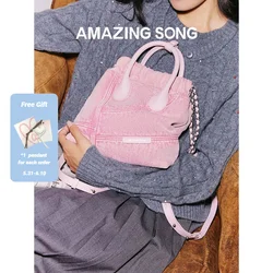 Amazing Song Hobo Backpack Denim Small