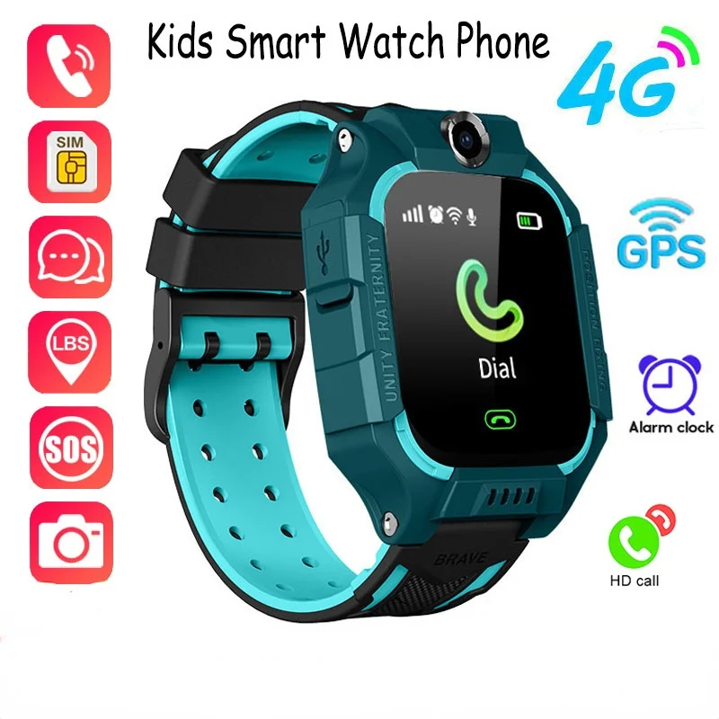 Smart Watch Student Kids Gps HD Call Voice Message Waterproof Smartwatch For Children Remote Control Photo Watch For IOS Android