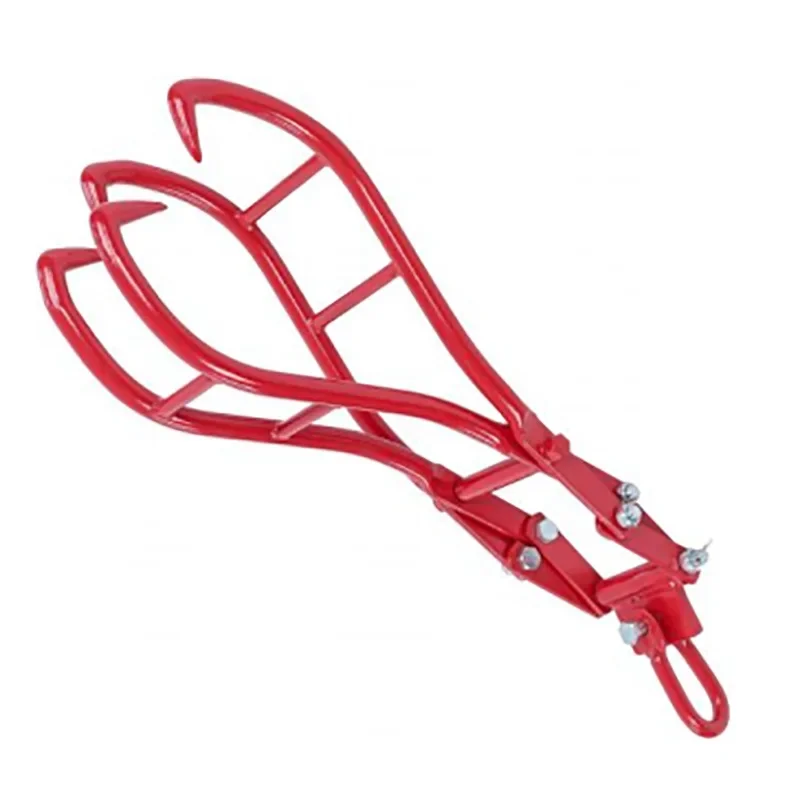 

Log Lifting Pliers Solid Steel Rotary Drag Steel Pliers Handling Tool Four-claw Steel Log Grab Skid Pliers
