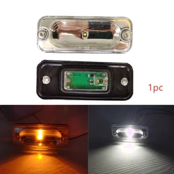 1pc 24V LED White Clearance Lights For DAF CF DAF XF Heavy Truck Lorry Top Sun Visor Signal Warning Lamps Side Maker Light E11