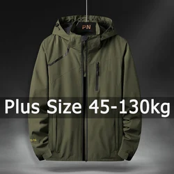 Windbreaker Men Outdoor Jacket Plus Size 5XL 6XL 7XL Windproof Rainproof Coat Big Size Men Clothing Abrigos Para Hombre Invierno