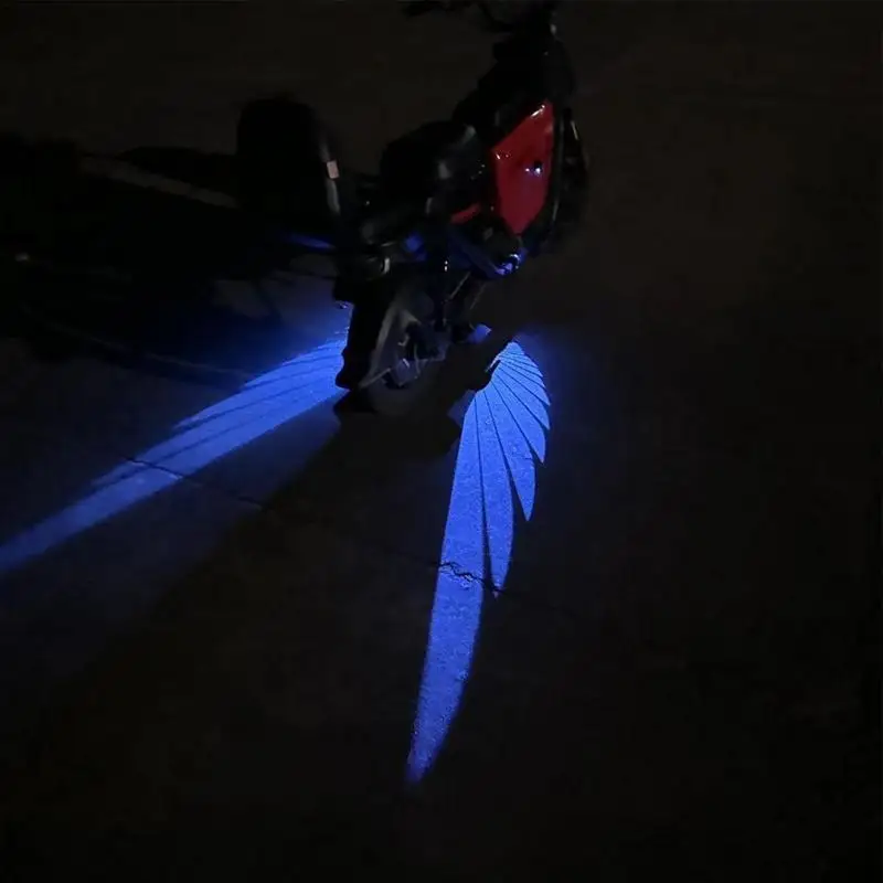 Motorcycle LED Lamps 2pcs Eagle Eye LED Lights Wing LED Carpet Underglow Welcome Door Courtesy Light For Motorcycle Lover