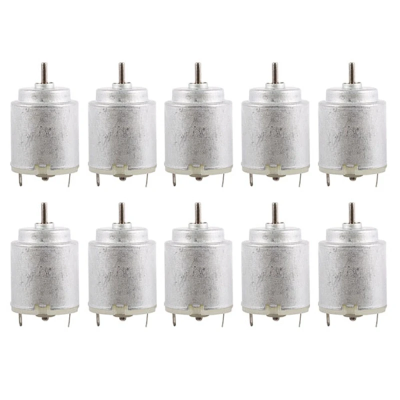 10X DC 3V-6V 16500RPM Output Speed Micro-Motor For DIY Toys Car Ship