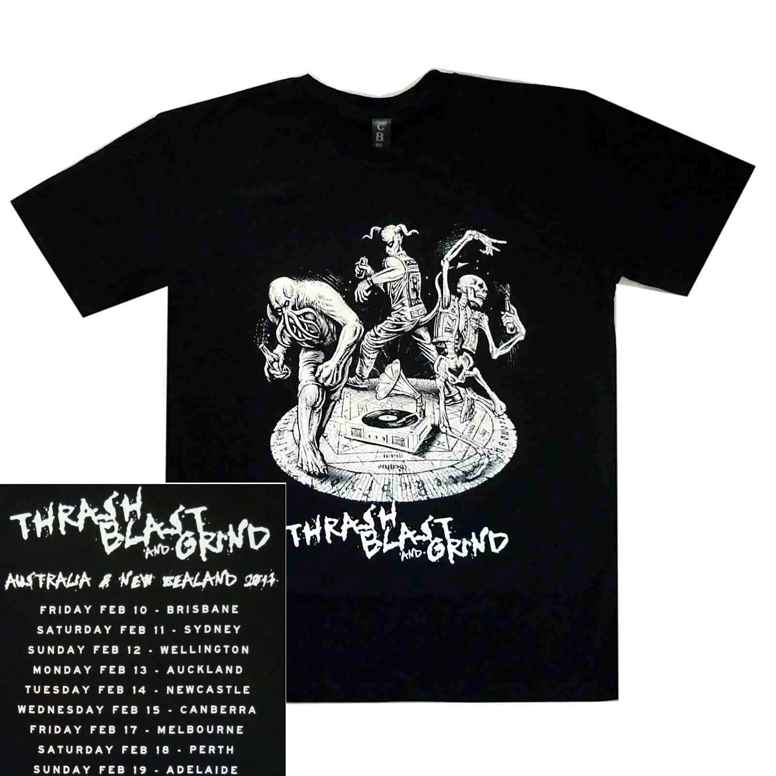 Thrash Blast Grind Festival Shirt S M XXL Australian  T Shirt