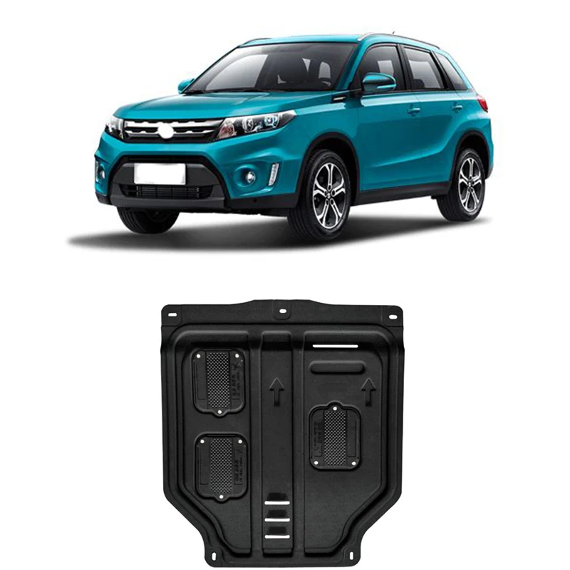 

For Suzuki Vitara plastic steel engine guard For Vitara 2016 2019 Engine skid plate fender Car styling