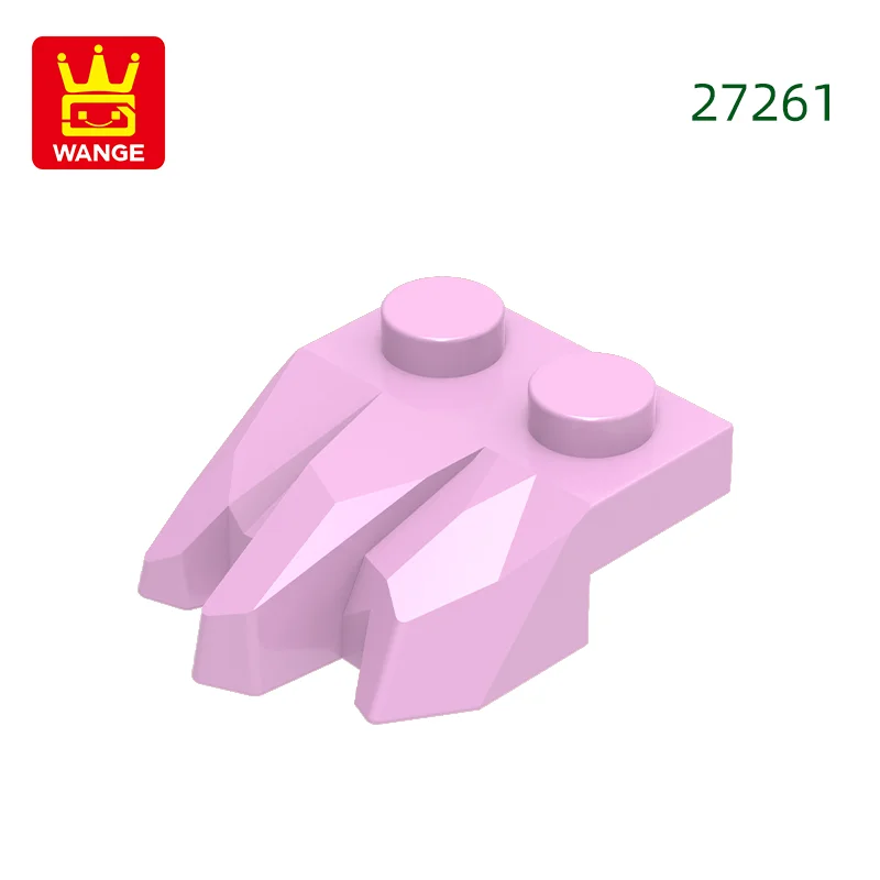 Wange135 stks/partij 27261 Speciale 2x3 Plaat met Rotsen Bouwstenen MOC Accessoires Compatibel met Baksteen Kinderen Speelgoed Geschenkdoos