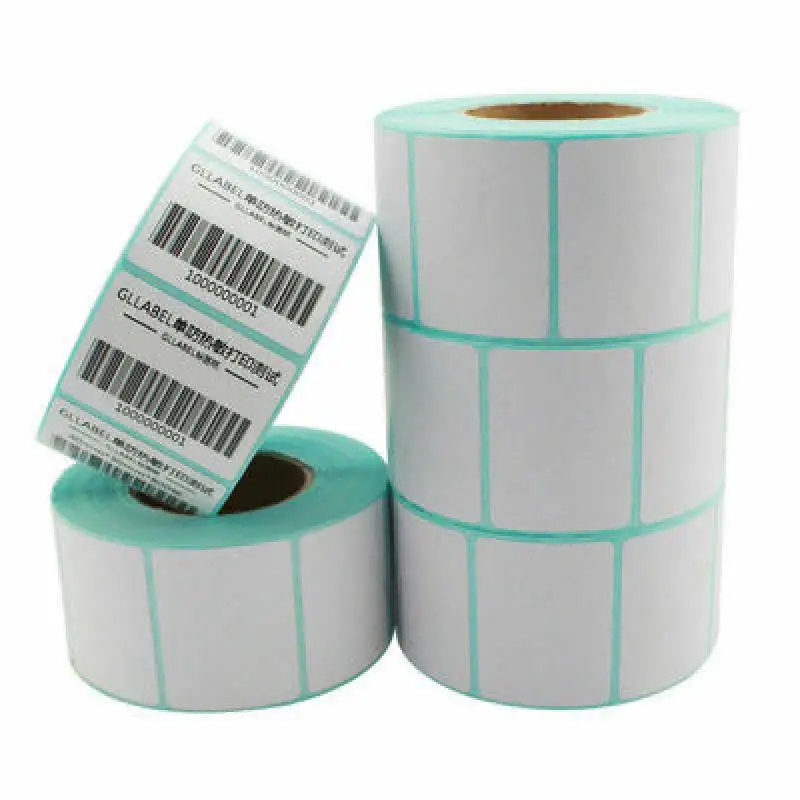 1Roll Thermal Label barcode Sticker 30 x 20 mm/40 x 30mm/40 x 70 mm/70 x 50 mm Waterproof PrintTop Thermal Paper thermal printer