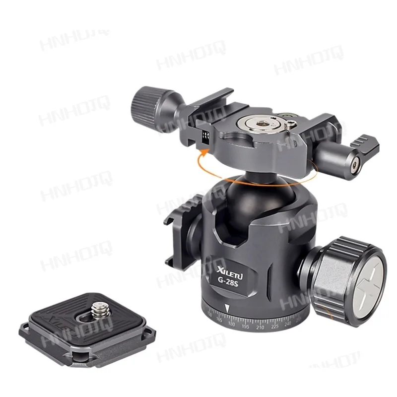 

Double Panoramic Ball Head Aka Base Interchangeable Lens Digital Camera Horizontal and Vertical Universal Stabilizer Tripod