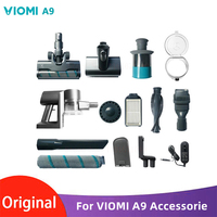 Original VIOMI A9 Handheld Cordless Vacuum Cleaner Roller Brush Charger HEPA Filter Dust Collector Mite Removal Brush Accessorie