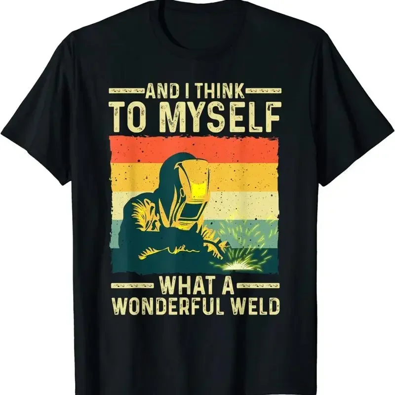 NEW LIMITED Funny Vintage Welding Design For Men Dad Great T Shirt S 3XL