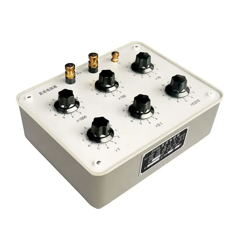 

Стандартный блок сопротивления постоянного тока ZX25A, блок сопротивления переключения резистора постоянного тока, тестер электрического сопротивления для обучения