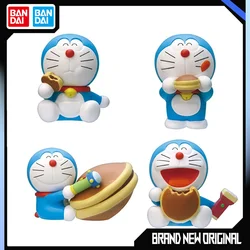 BANDAI Doraemon Action Figures Model Doraemon Dorayaki Gashapon Cute Doll Original Children's Day Gifts Cute Collectible Toys