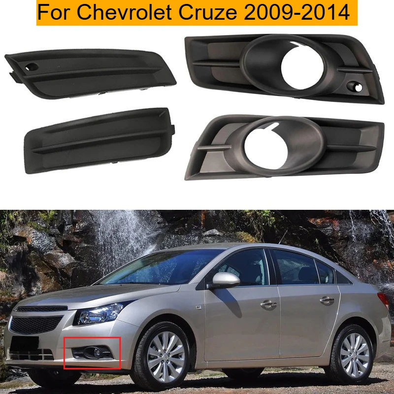 

For Chevrolet Cruze 2009 2010 2011 2012 2013 2014 Car Front Bumper Fog Lamp Shade Fog Light Frame Car Exterior