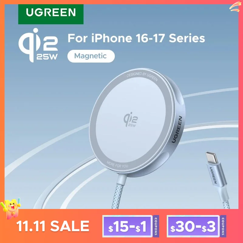 UGREEN Magflow Qi2 25W