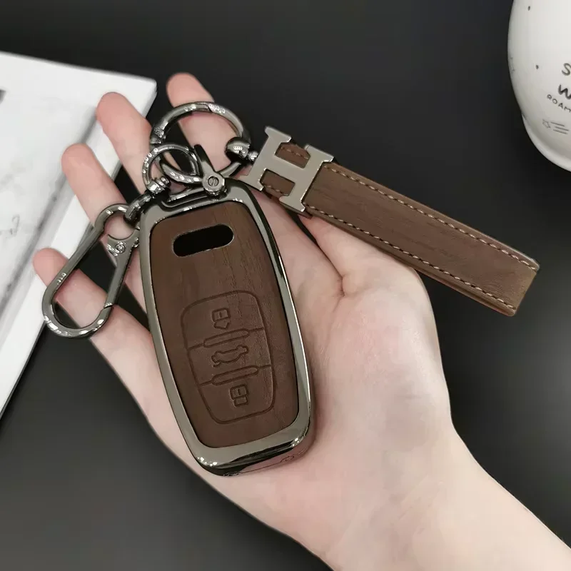 Suitable For Audi Keycase A6L A4 Q5L A3 A5 Q3 Q2L A7 A8 Q4etron TT RS Keycover Keyshell Keychain23 New Model