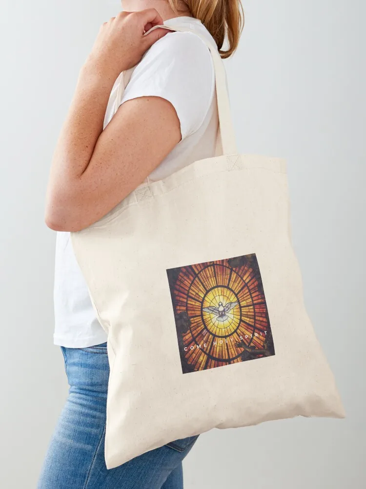 

Come Holy spirit Tote Bag Fabric bag large size bags Shopper handbag Reusable bags